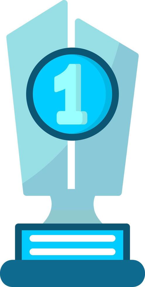 1st Prize Flat Icon vector