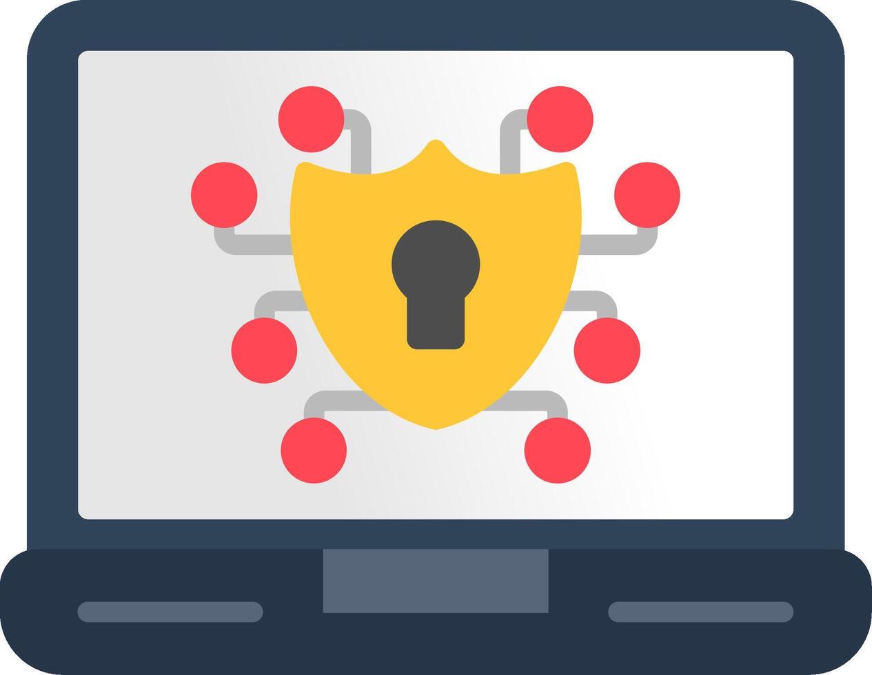 Data Protection Flat Icon vector