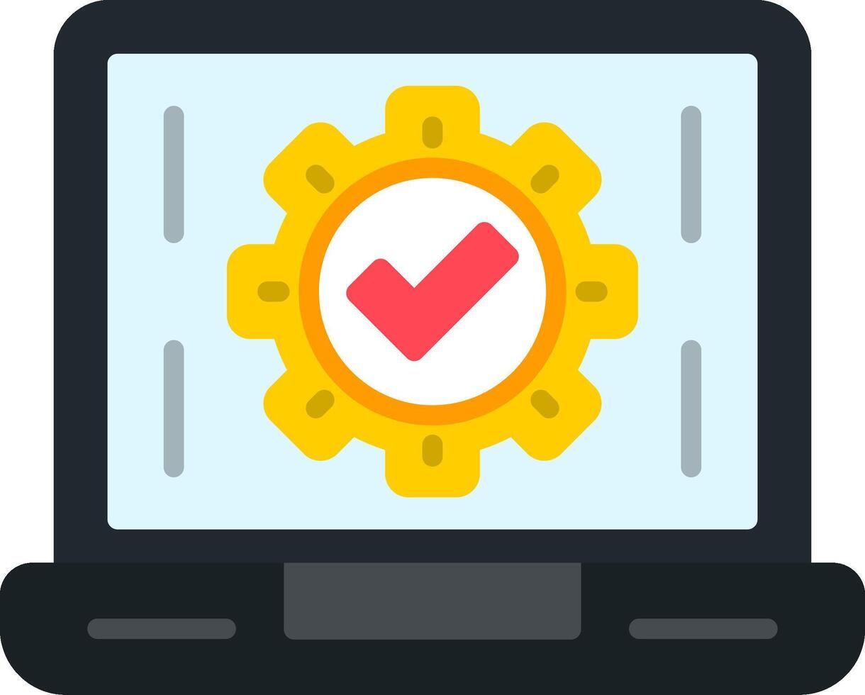 Gear Flat Icon vector