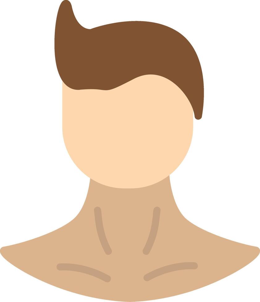 Neck Flat Icon vector
