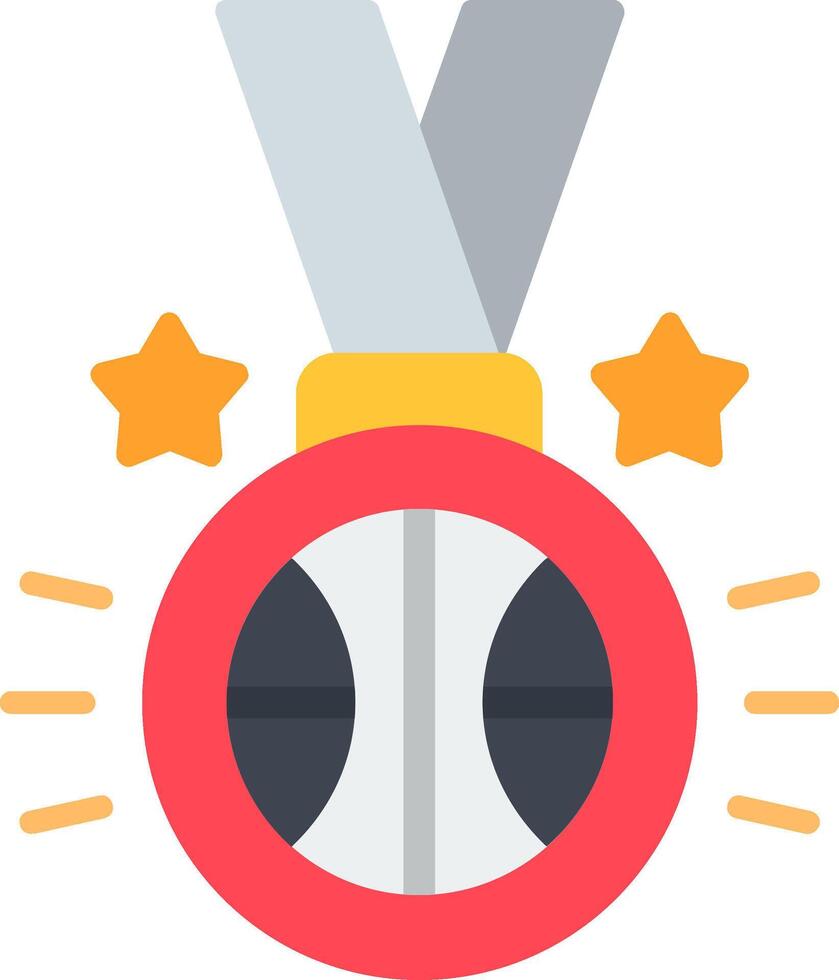 Medal Flat Icon vector