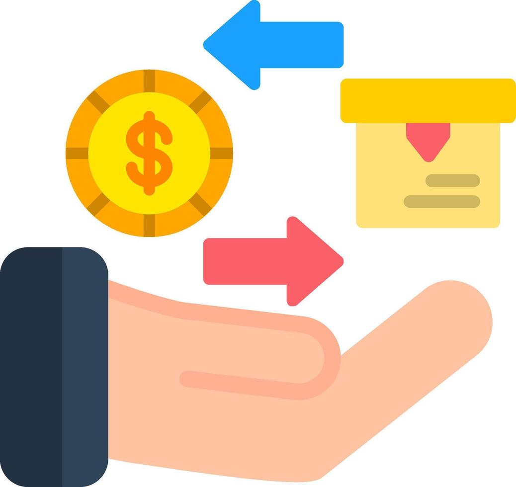 Purchasing Flat Icon vector