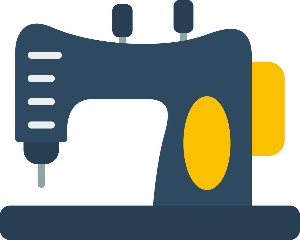 Sewing Machine Flat Icon vector