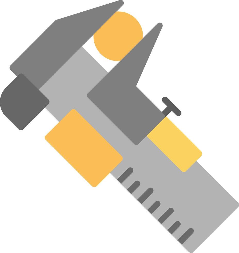 Caliper Flat Icon vector