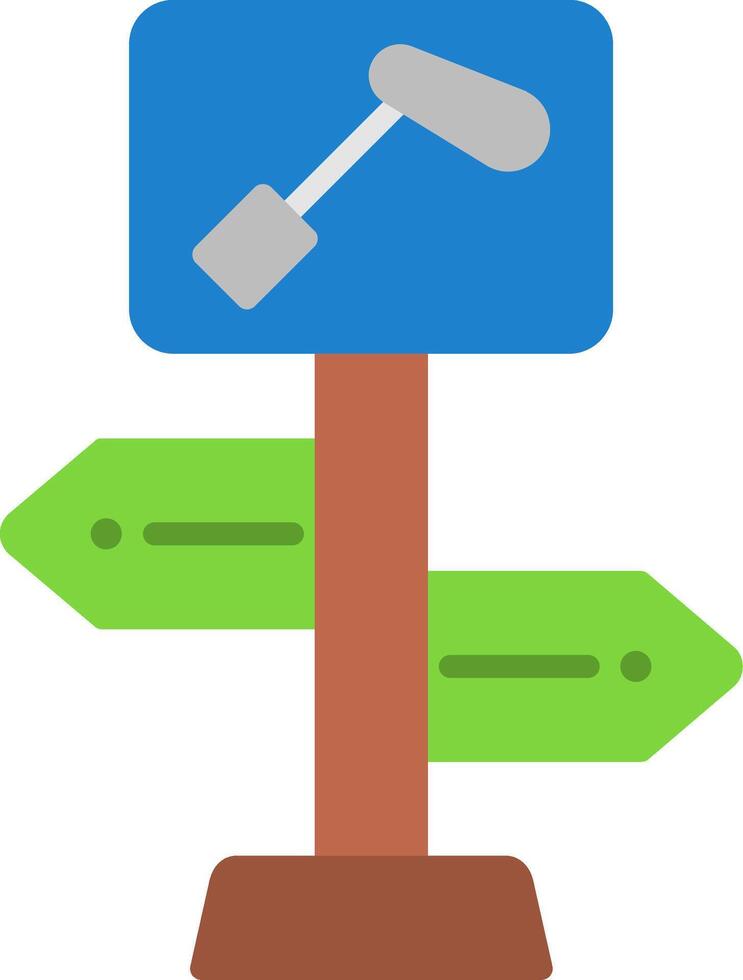 Direction Flat Icon vector