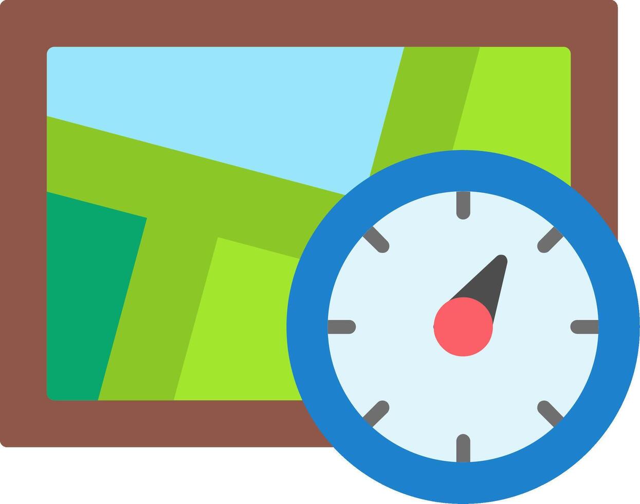Exploration Flat Icon vector