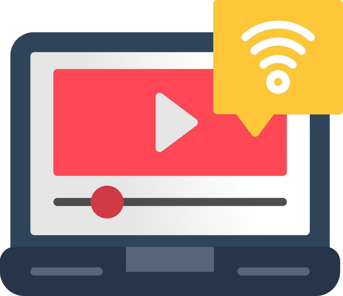Free Wifi Flat Icon vector