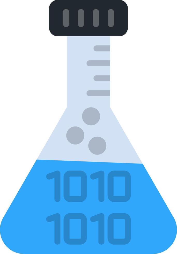 Flask Flat Icon vector