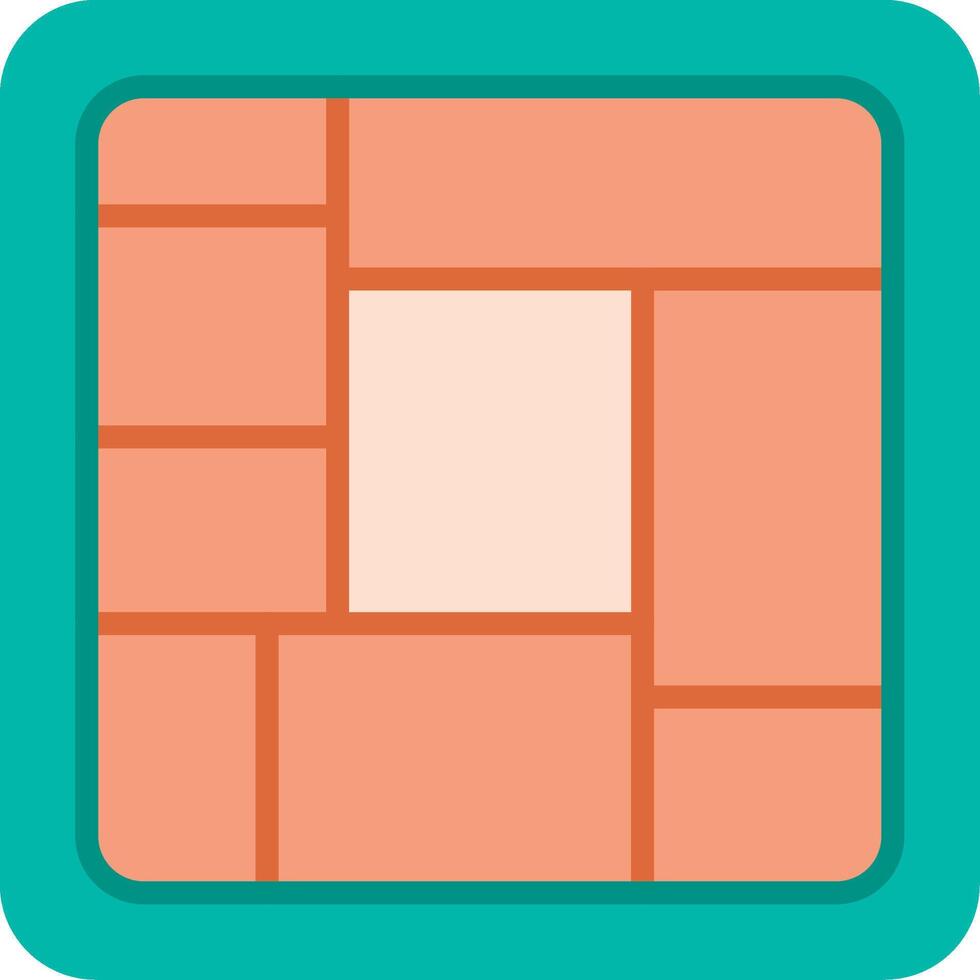 Tatami Flat Icon vector
