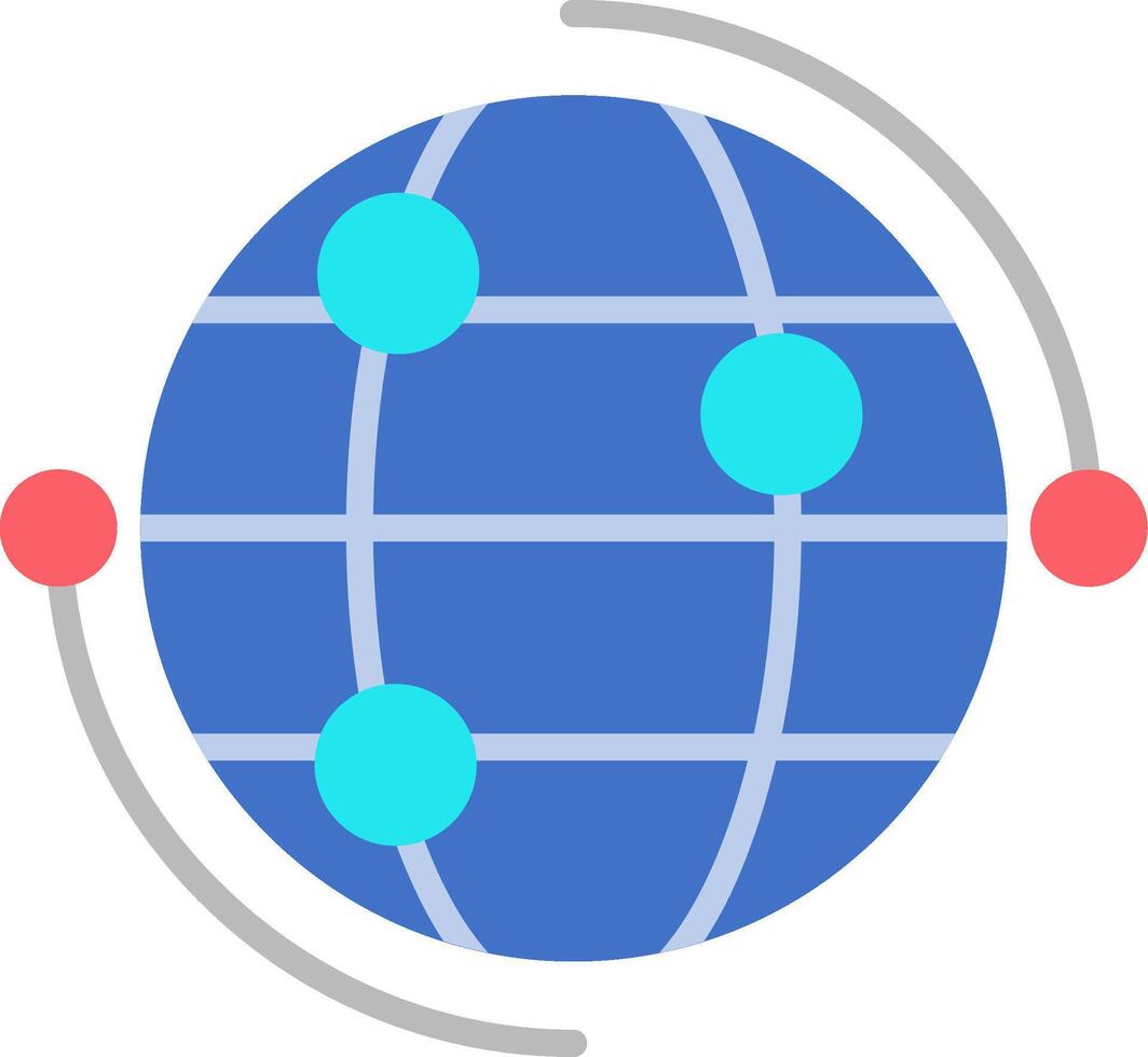 Worldwide Flat Icon vector