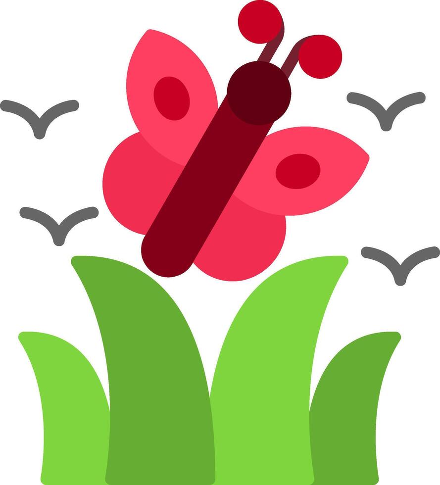 Butterfly Flat Icon vector