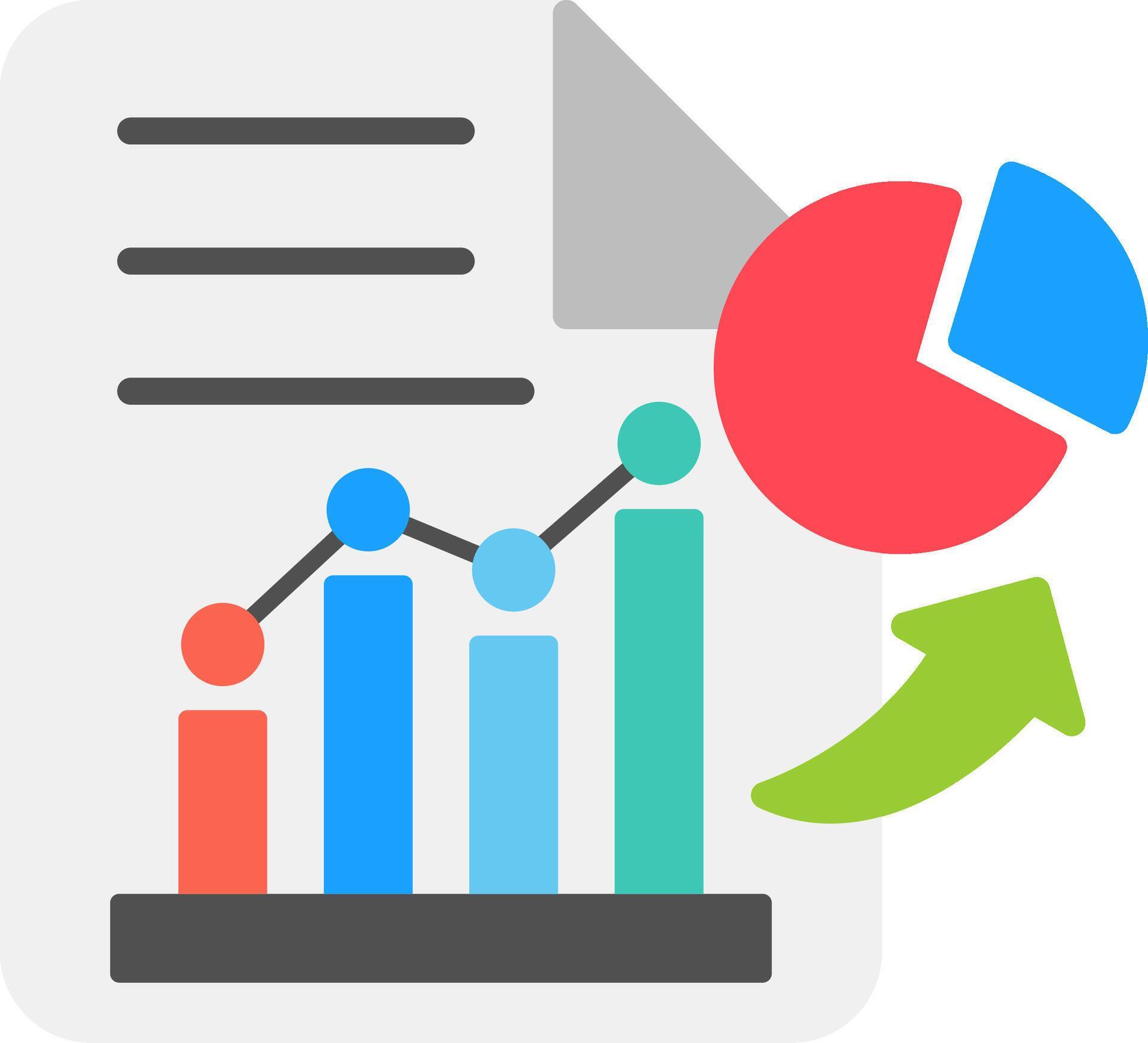 Data Analytics Flat Icon 53933186 Vector Art at Vecteezy