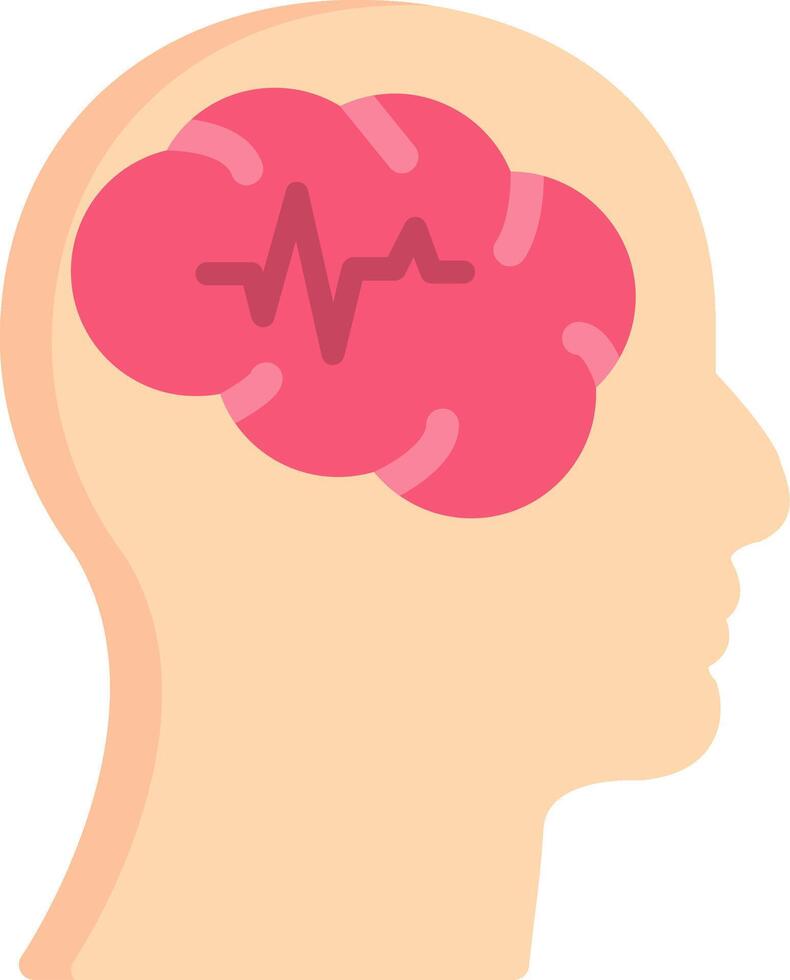 Epilepsy Flat Icon vector
