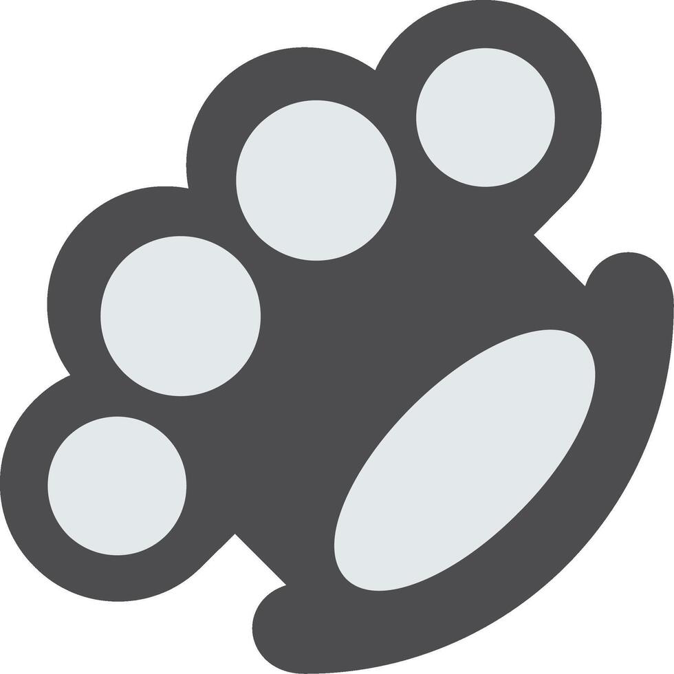 Knuckles Flat Icon vector