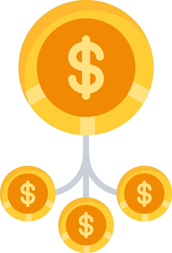Diversification Flat Icon vector