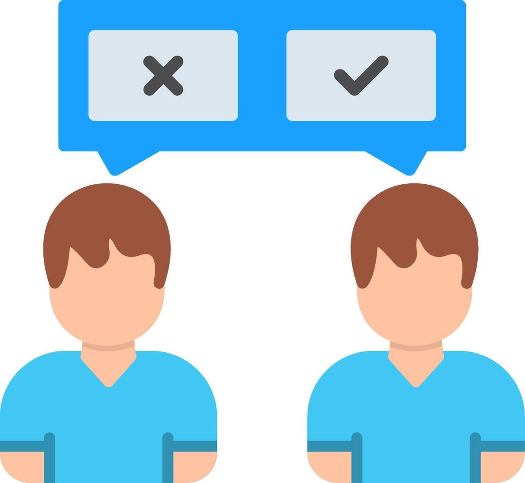 Review Flat Icon vector