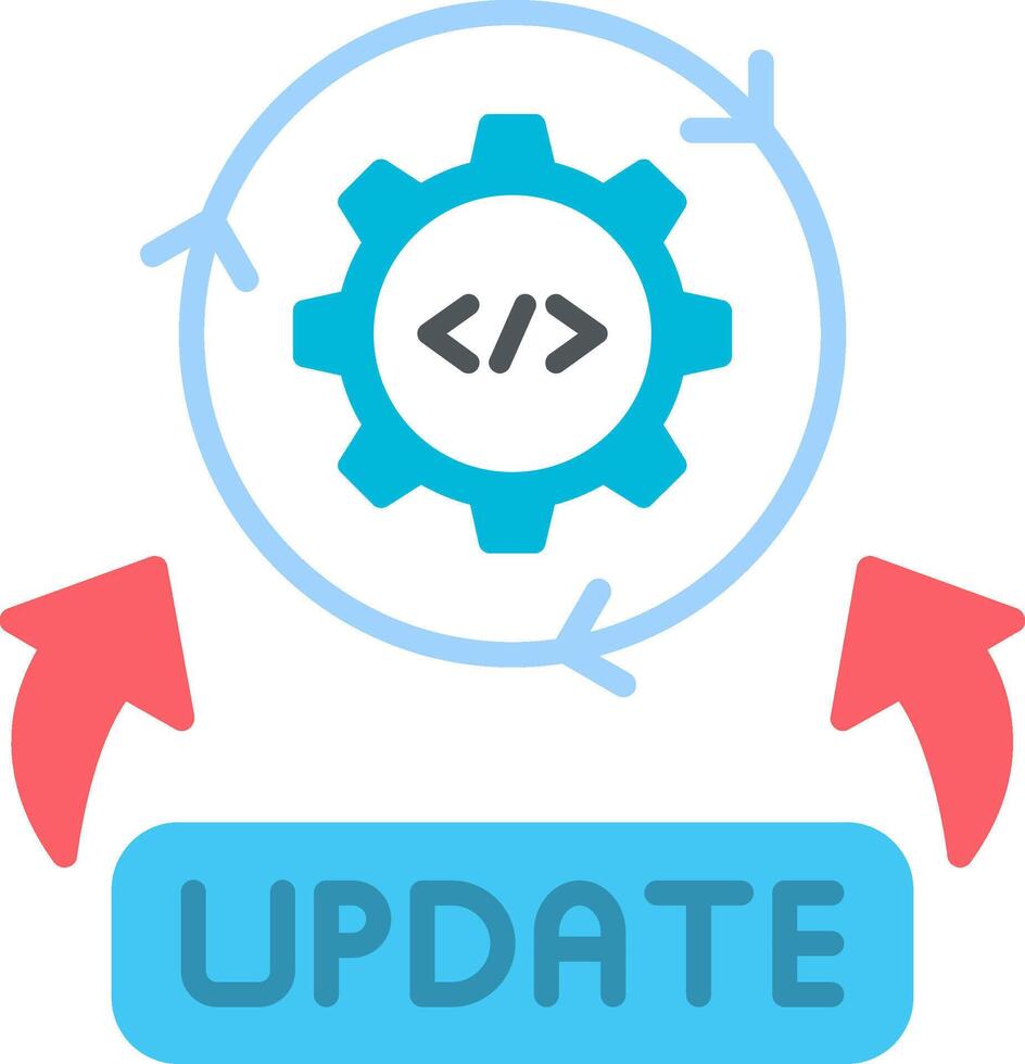 update Flat Icon vector