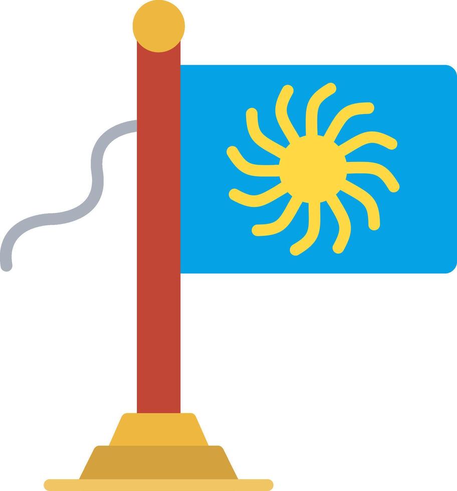 Argentina Flag Flat Icon vector