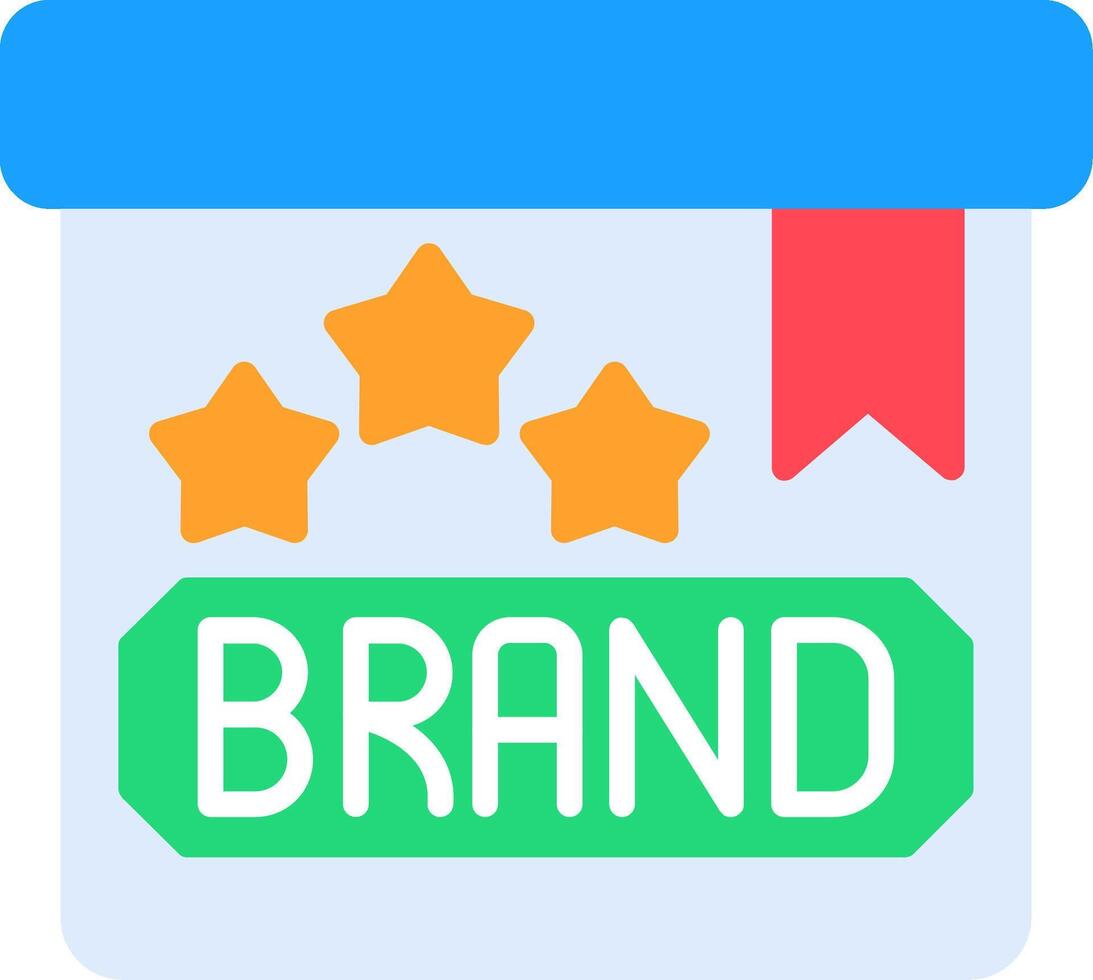 Brand Flat Icon vector