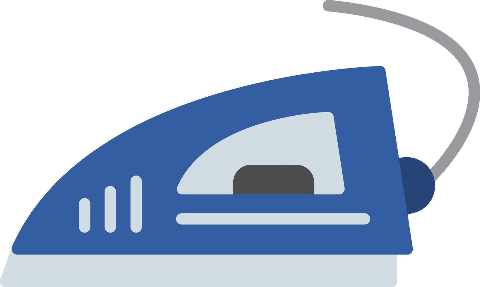 Electric Iron Flat Icon vector