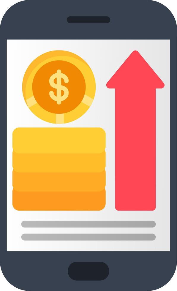 Growth Flat Icon vector