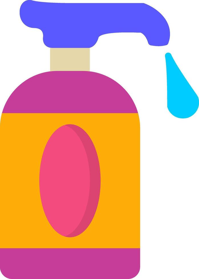 Spray Nozzle Flat Icon vector