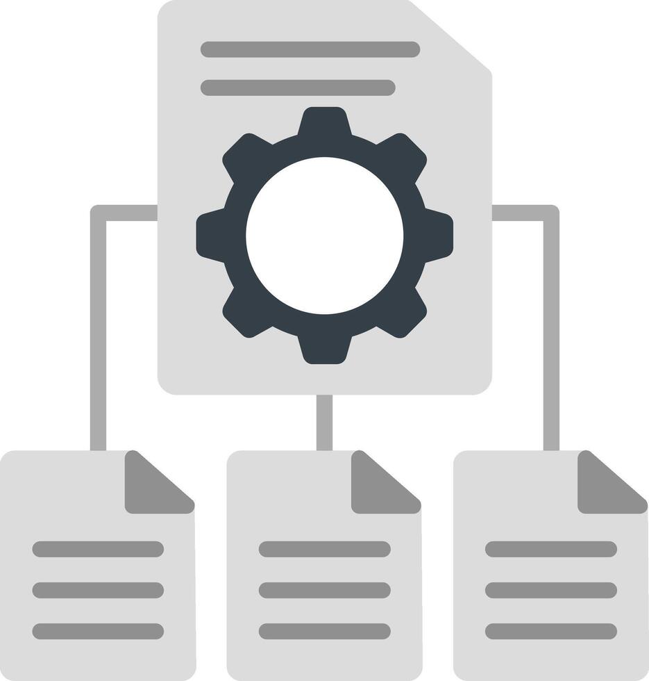 Project Plan Flat Icon vector
