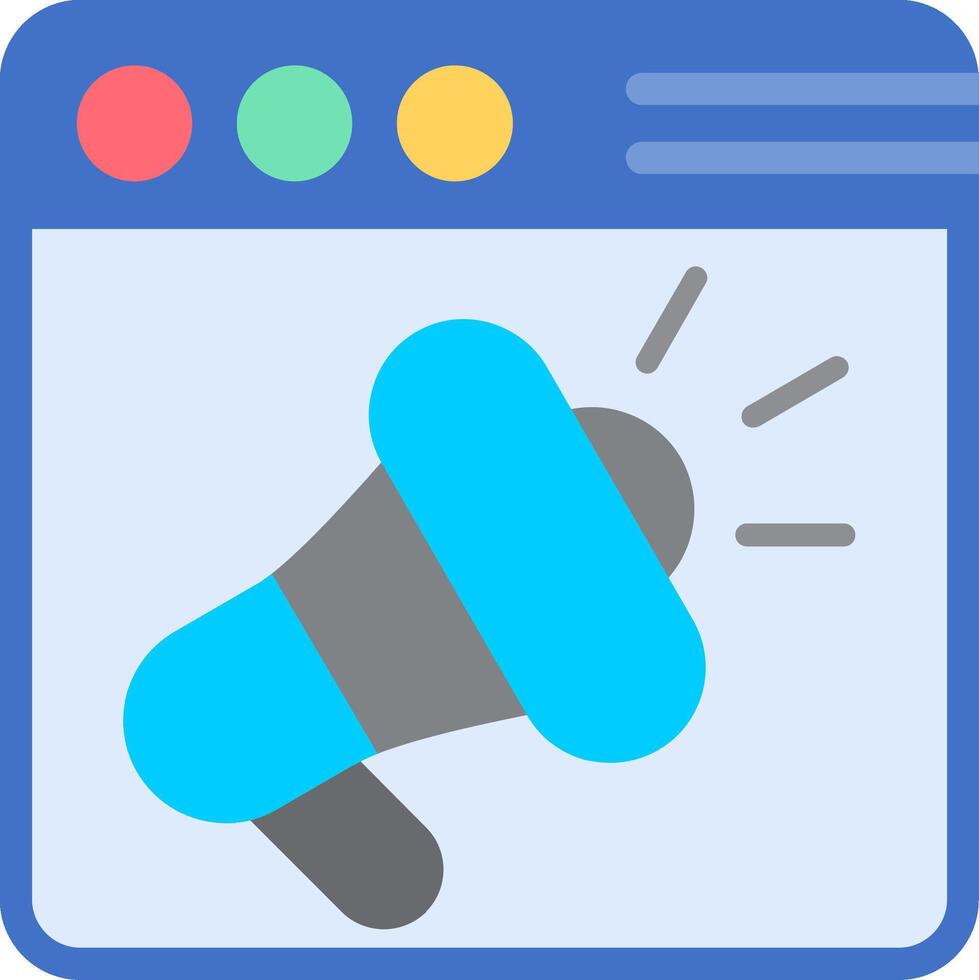 Social Network Flat Icon vector