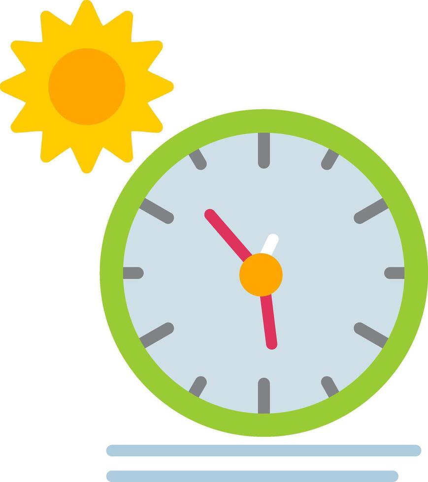 Time Flat Icon vector