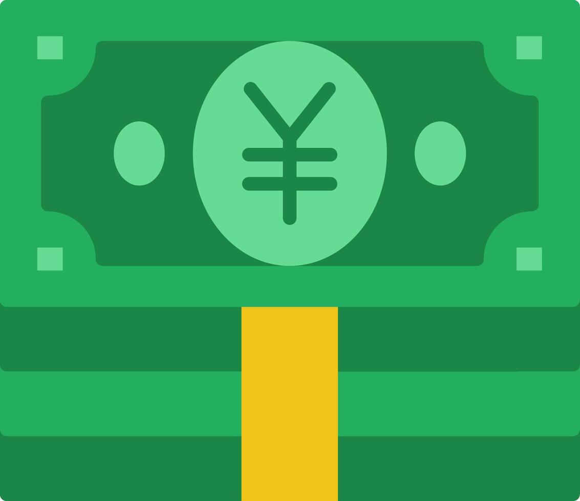 Yen Flat Icon vector