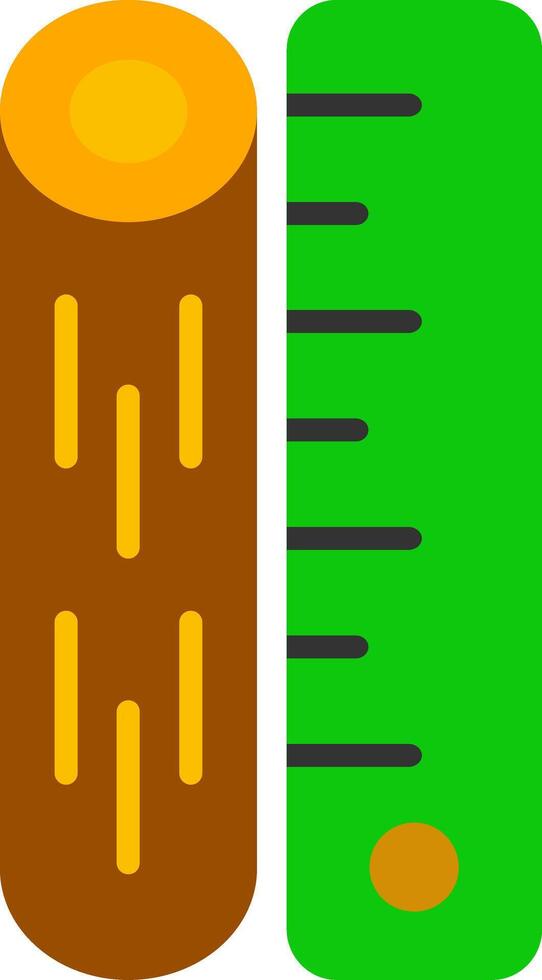 Ruler Flat Icon vector
