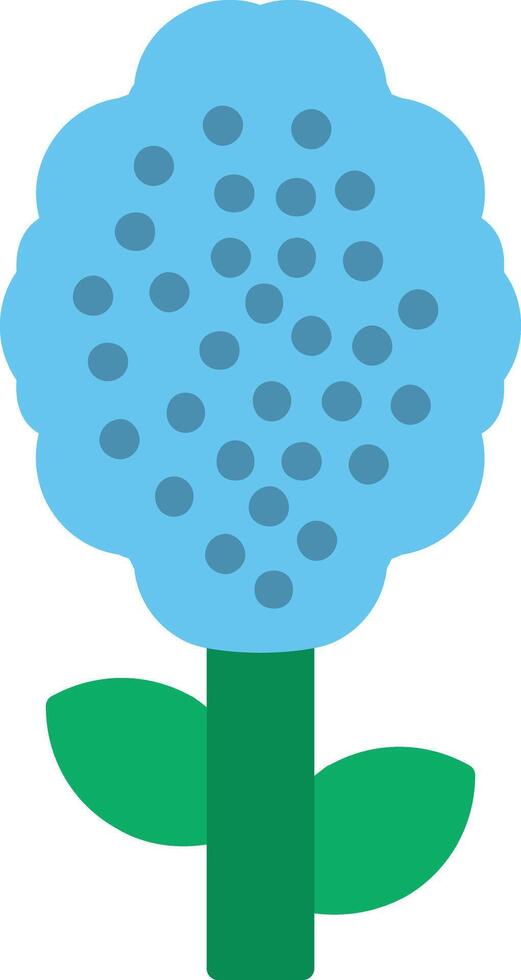 Hyacinth Flat Icon vector