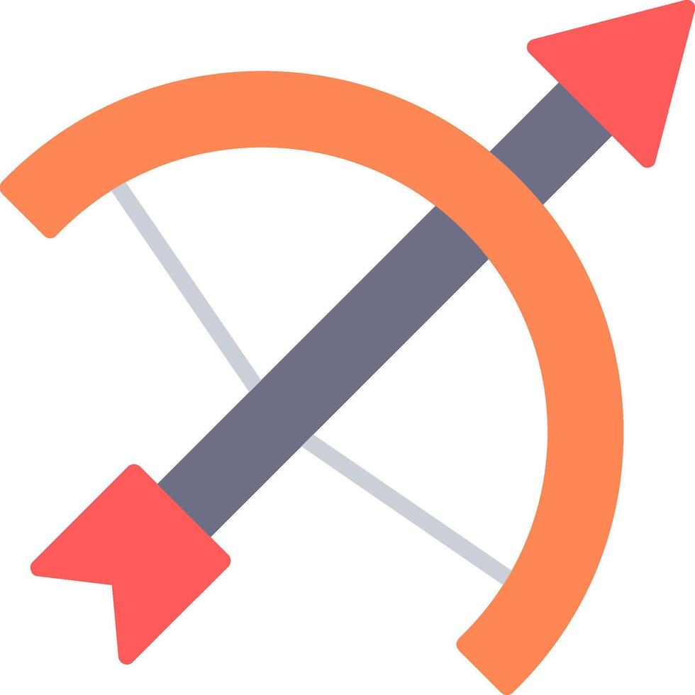 Archery Flat Icon vector