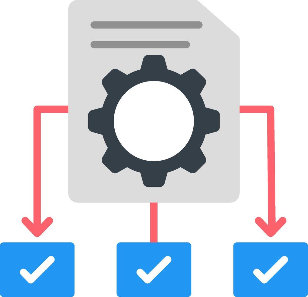Project Flat Icon vector