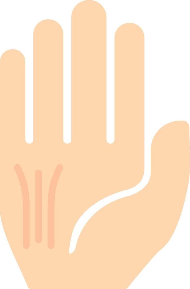 Hand Flat Icon vector