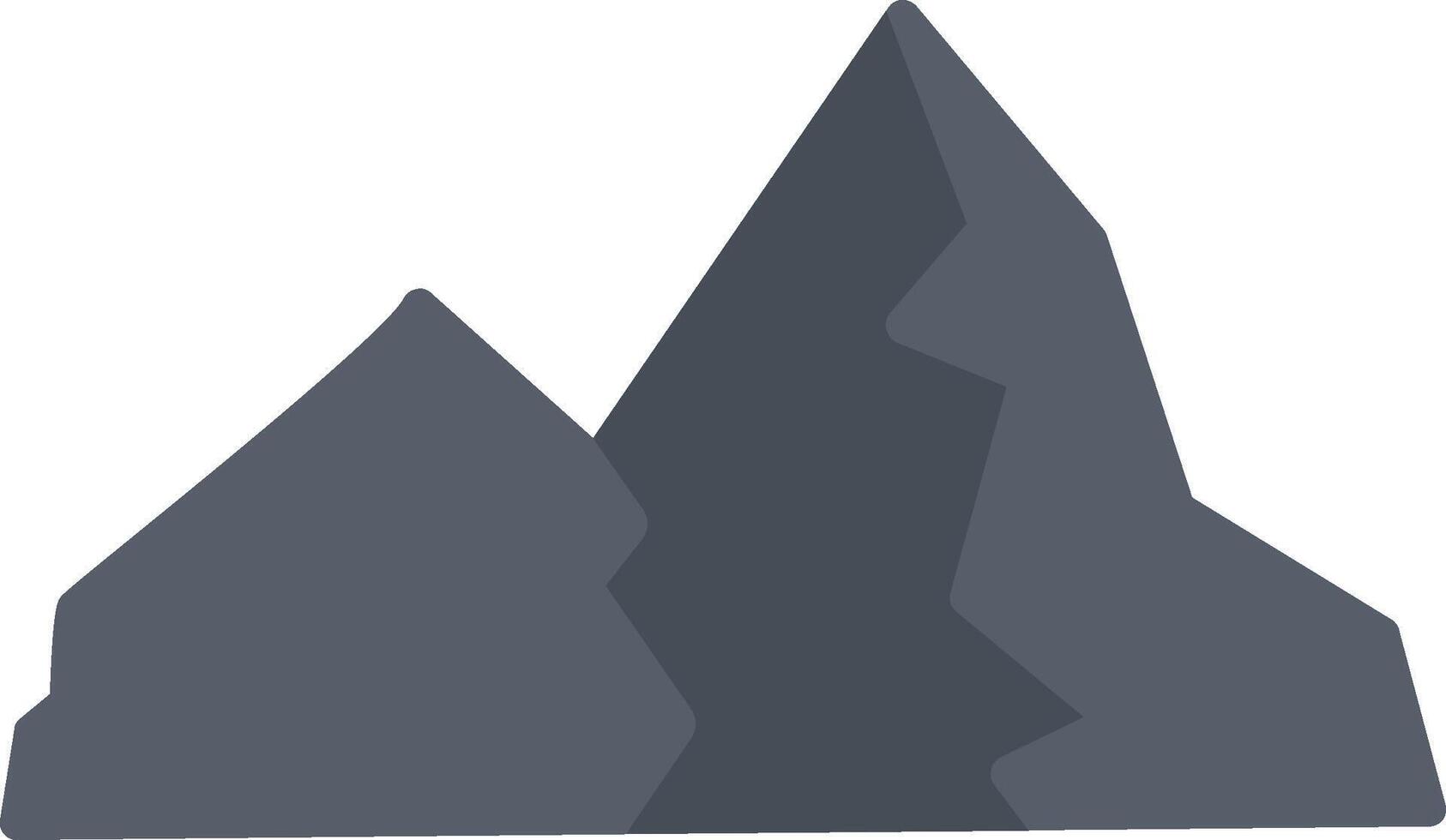 Mountain Flat Icon vector