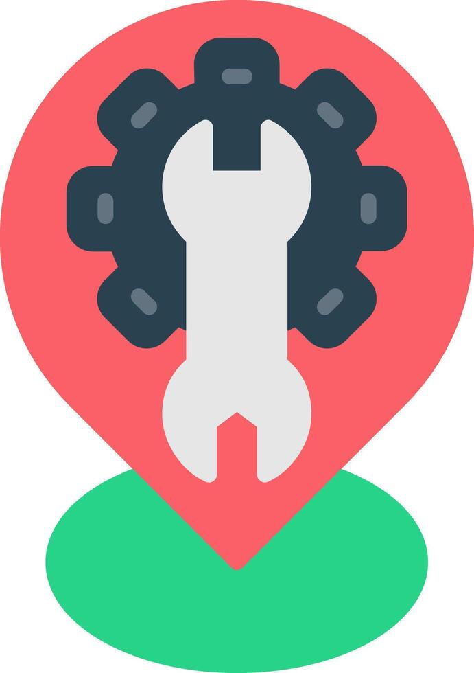 Location Pin Flat Icon vector