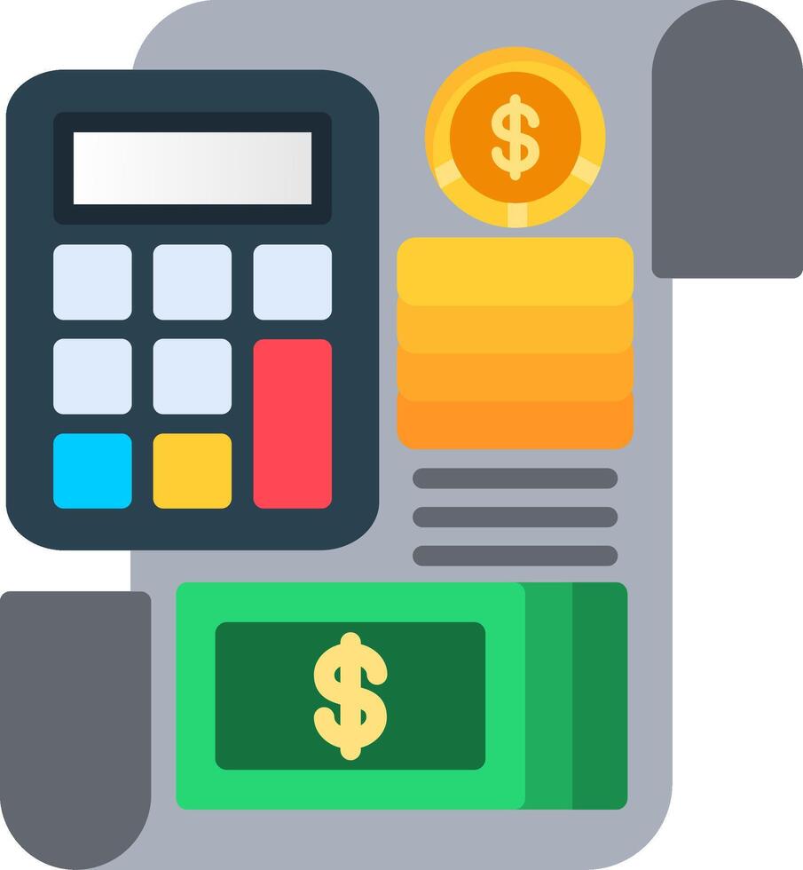 Accounting Flat Icon vector