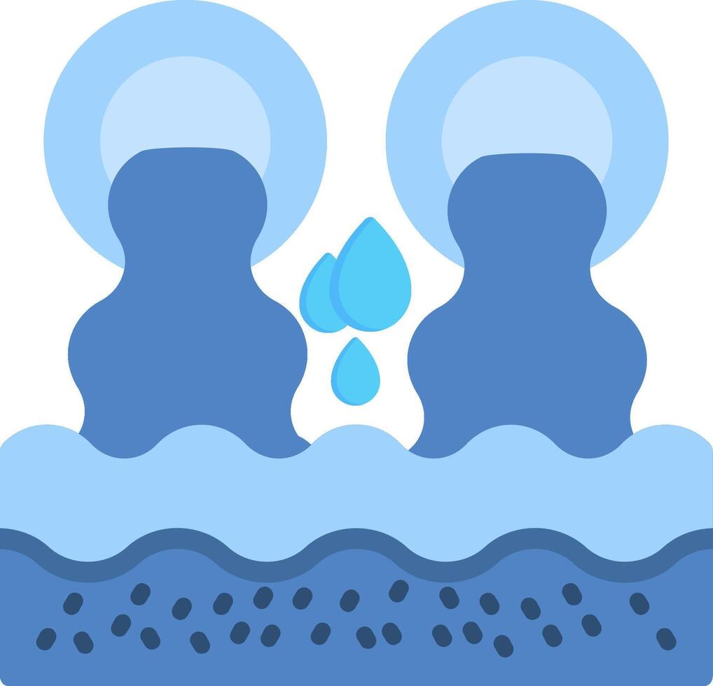Drainage Flat Icon vector