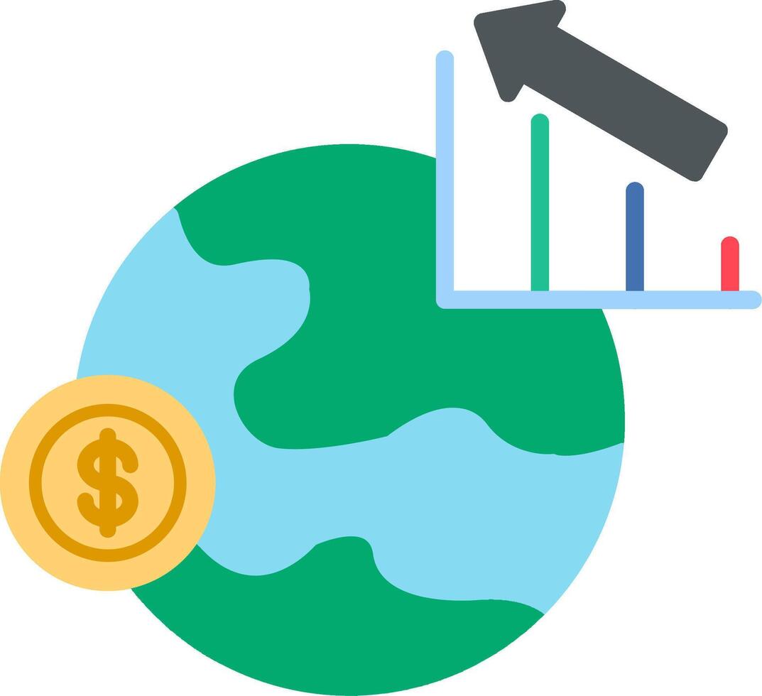 Global Flat Icon vector