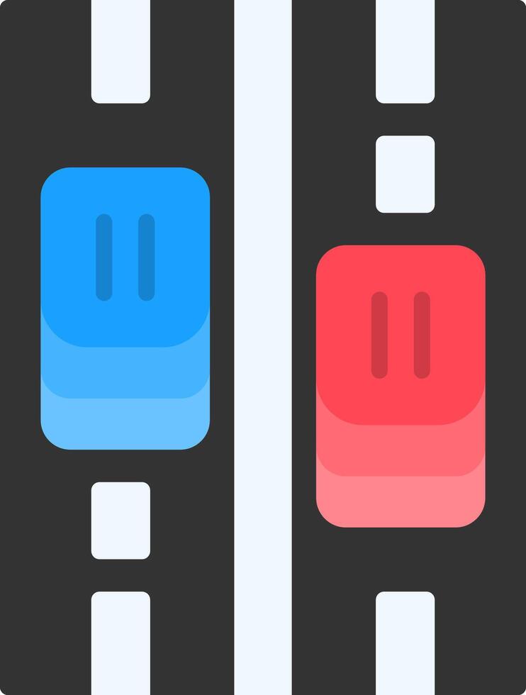 Motorway Flat Icon vector