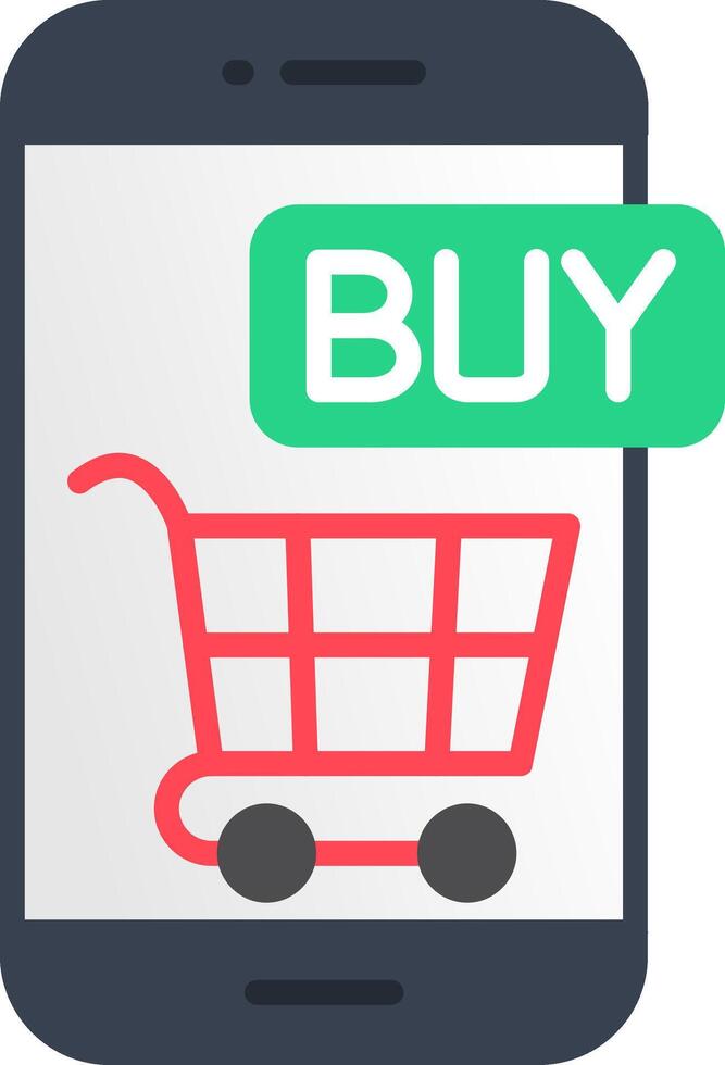 Online Store Flat Icon vector