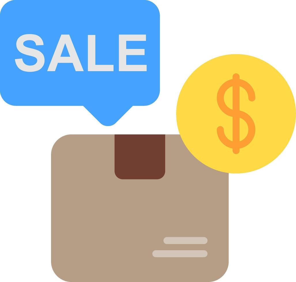 Sales Flat Icon vector