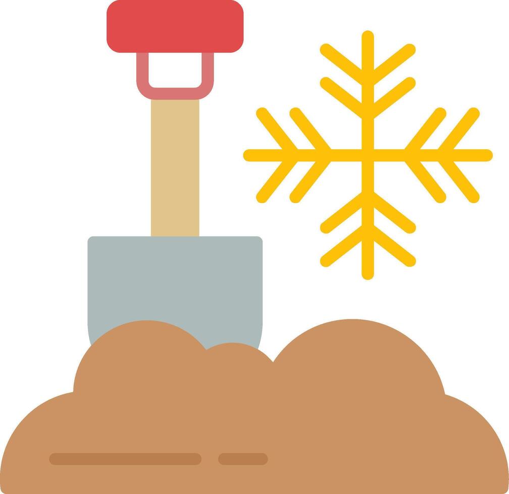 Shovel Flat Icon vector