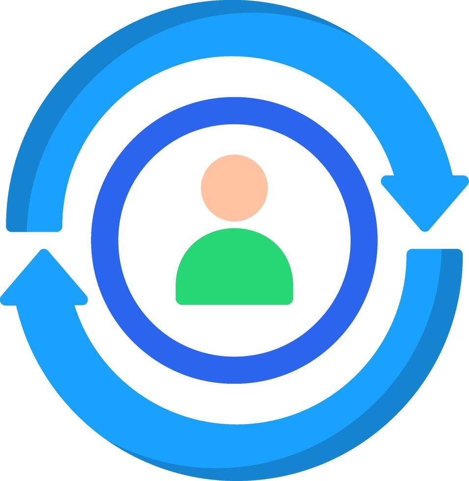 Transaction Flat Icon vector