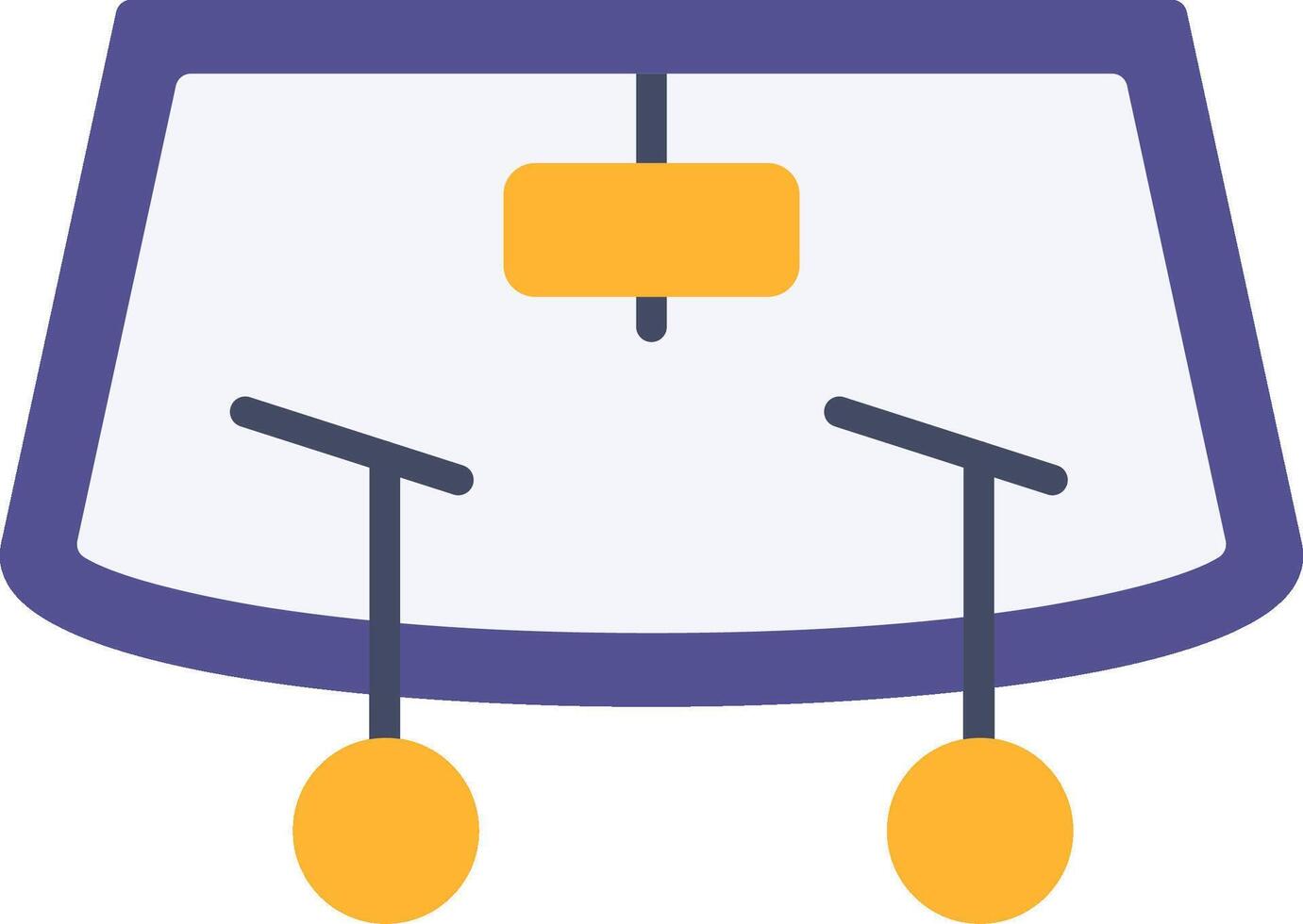 Wiper Flat Icon vector