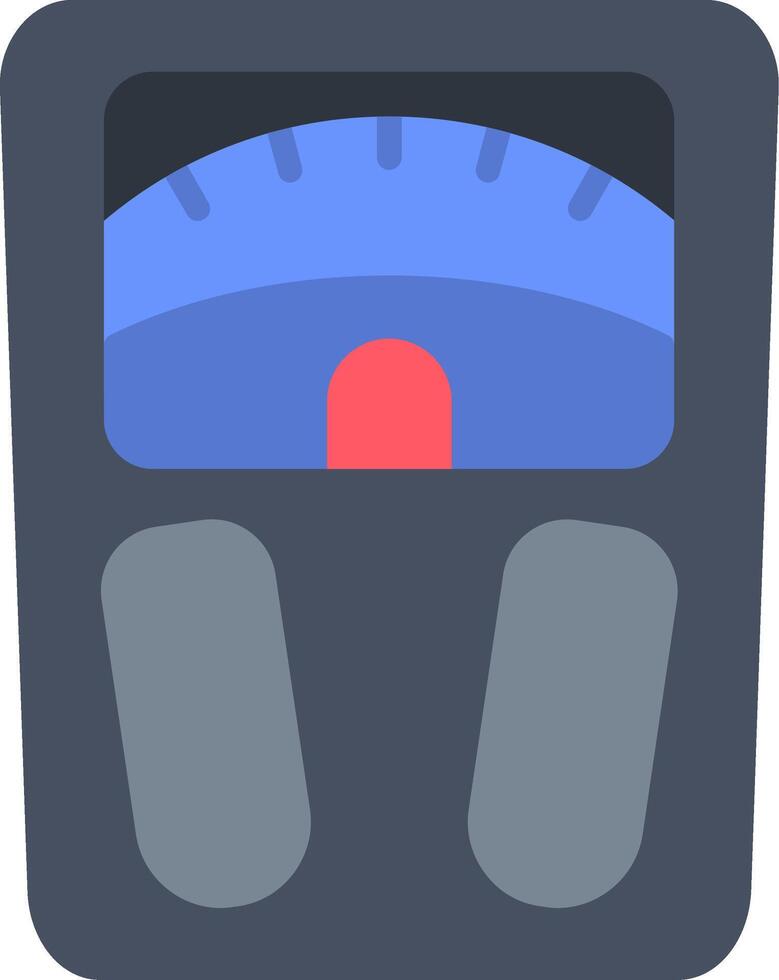 Weighing Scale Flat Icon vector