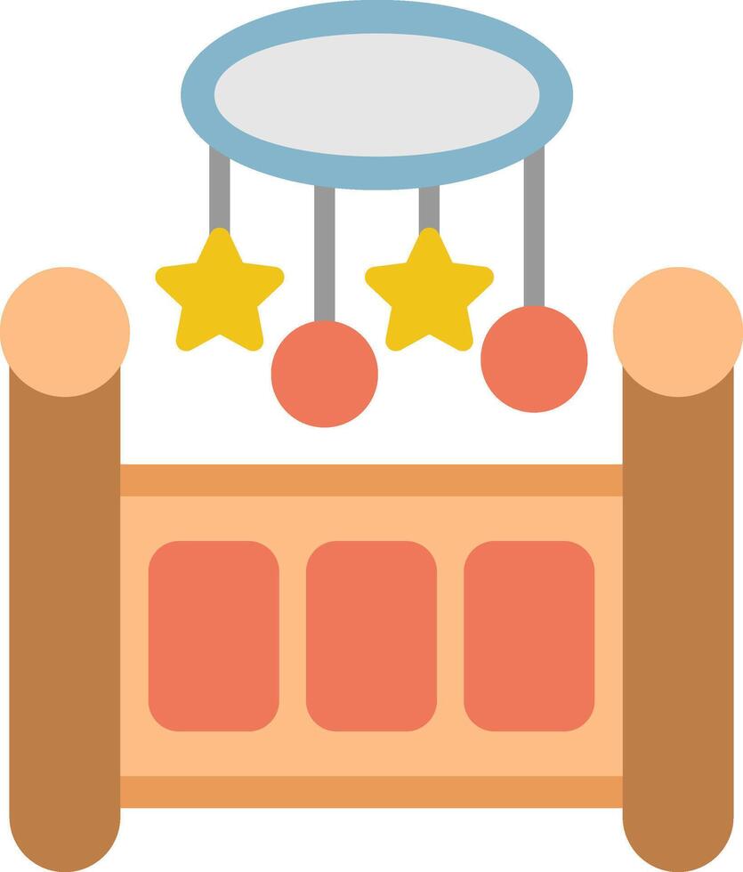 Cot free Flat Icon vector