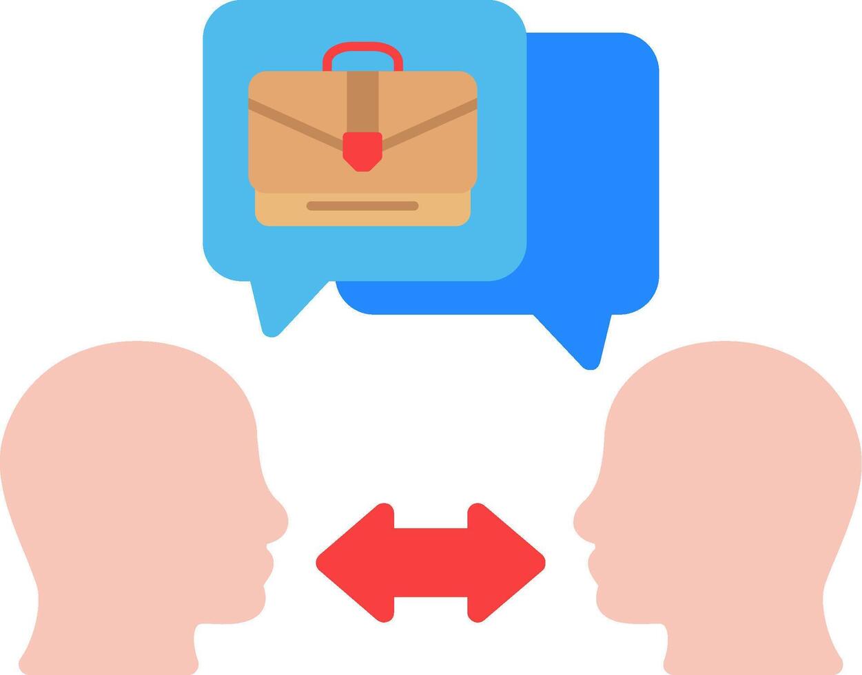 Counselling Flat Icon vector