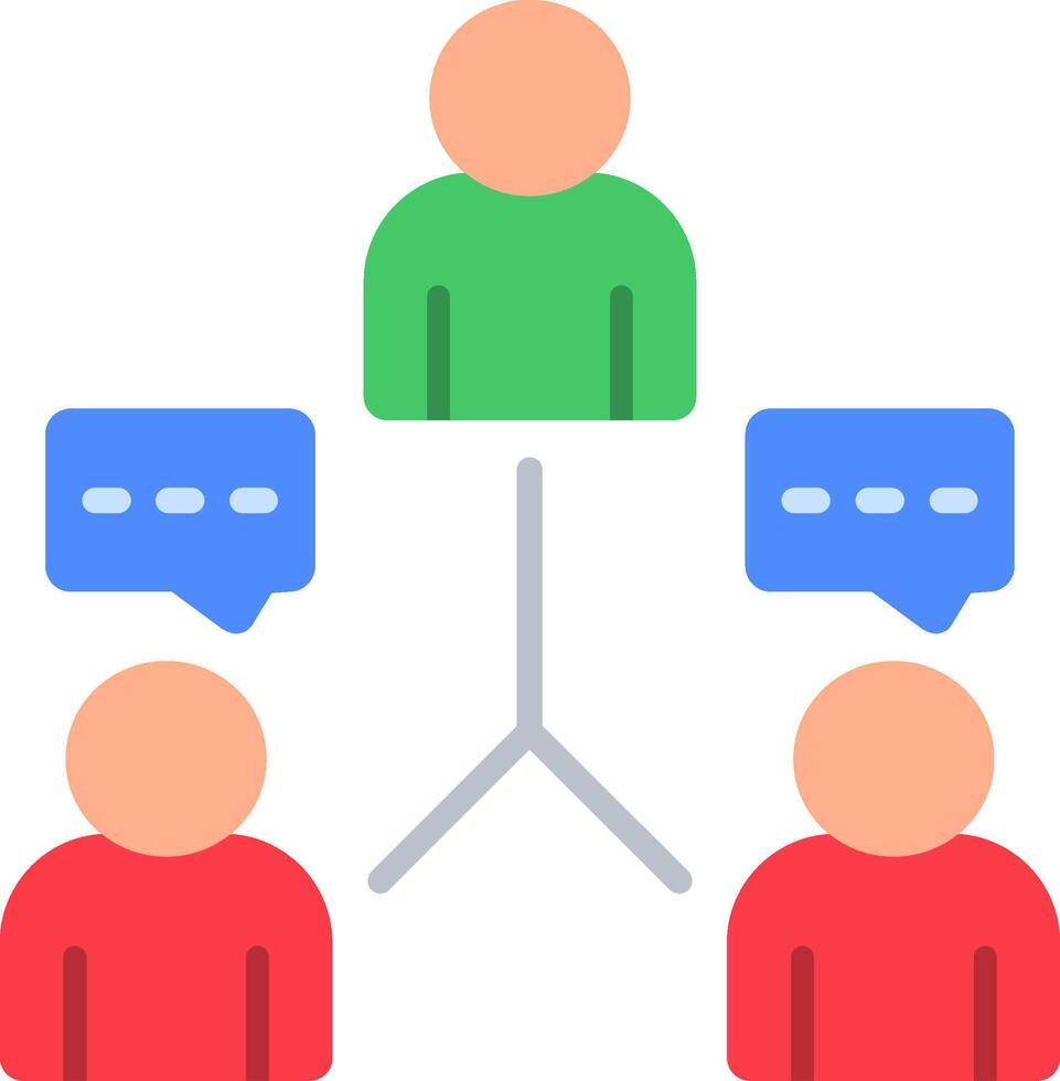 Communication Flat Icon vector